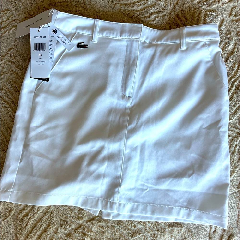 NWT Lacoste Golf Tennis Skort